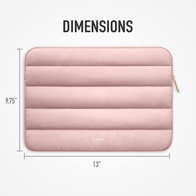 Vandel - The Original Puffy Laptop Sleeve 13-14 Inch Laptop Sleeve for Women. College Student Gifts for Christmas, Laptop Cover, MacBook Pro 14 Inch Sleeve, MacBook Air Sleeve 13 Inch, iPad Pro 12.9
