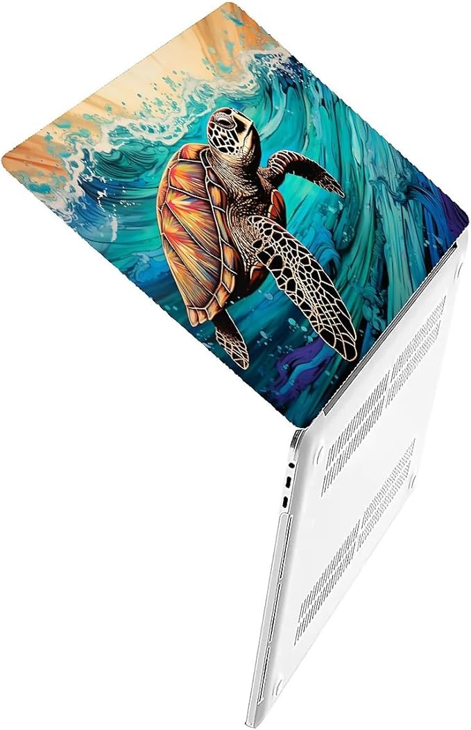 Compatible with MacBook Air 13.3 inch Case 2018-2020 Release A1932 A2179 A2337, Animal Sea Turtle Hard Plastic Shell Cover Case