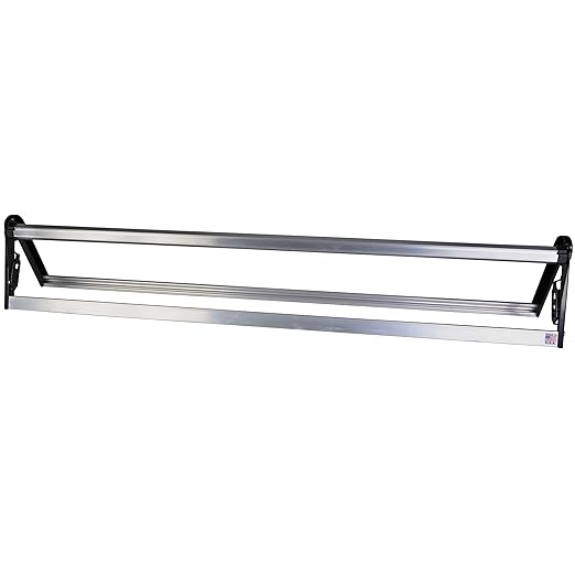 IDL Packaging PD-48 Durable Paper Roll Dispenser & Cutter for up to 48" Width and 9" Diameter Rolls - Horizontal Tabletop Paper Holder - Steel Dispenser with Cutter for Kraft or Butcher Paper