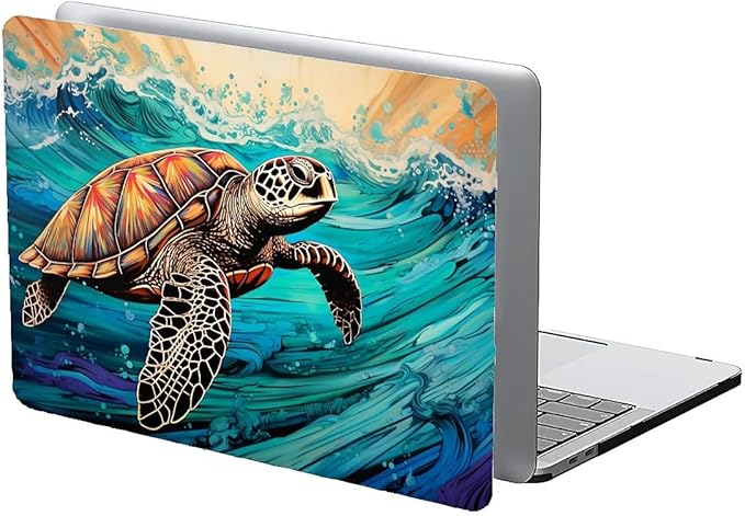 Compatible with MacBook 12 Inch A1534, Animal Sea Turtle Hard Plastic Shell Cover Case