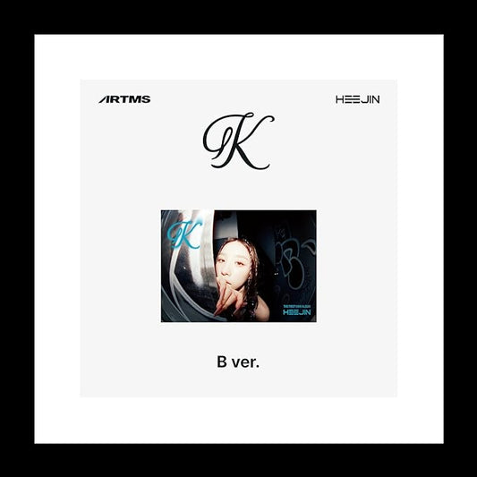 HEEJIN K 1st Mini Album CD+Booklet+Special Class objekt+Sticker+Folded Poster on Pack+Clear photocard+Photo Stand+Tracking Sealed (B Version)
