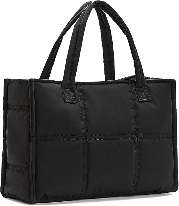 Puffer Bag Large Tote Bag For Women Work Bag Quilted Tote Bag For Women Work Bags For Women Tote Professional Up to 17"