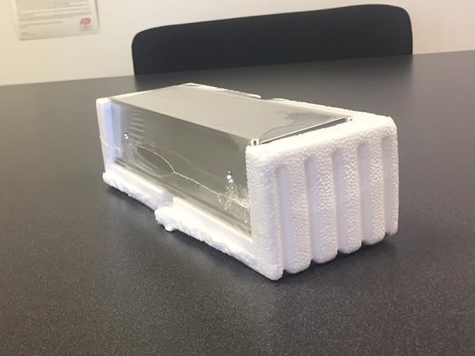 Quality Aluminum, Changeable Cubicle Nameplate Holder, Satin Silver Base, and Silver Name Plate Holder, Guaranteed Not to Crack (2.5" Cubicle Wall Depth)