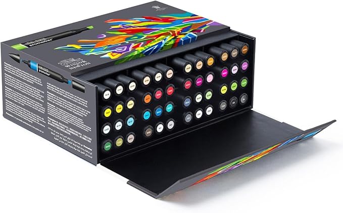 Winsor & Newton Promarker, Set of 48, Essential Collection