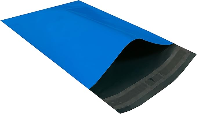 Colored Poly Mailers Pack of: Be creative with your packaging with Colored mailers (Blue, 7.5" x 10.5" pack of 500)