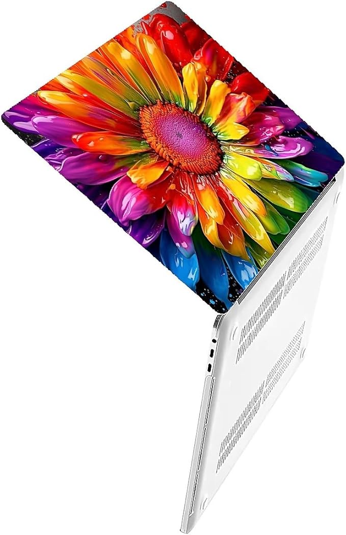 Compatible with MacBook Air 13.3 inch Case 2018-2020 Release A1932 A2179 A2337, Colorful Rainbow Sunflowers Hard Plastic Shell Cover Case