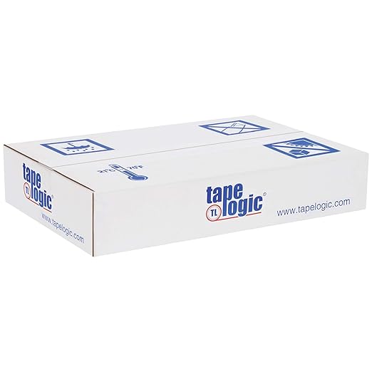 Aviditi Tape Logic 2 Inch x 110 Yard 2.2 Mil Red/White, Heavy Duty Packing Tape,"Do Not Double Stack" 6 Pack, Perfect for Packing, Shipping, Moving, Home and Office (T902P186PK)