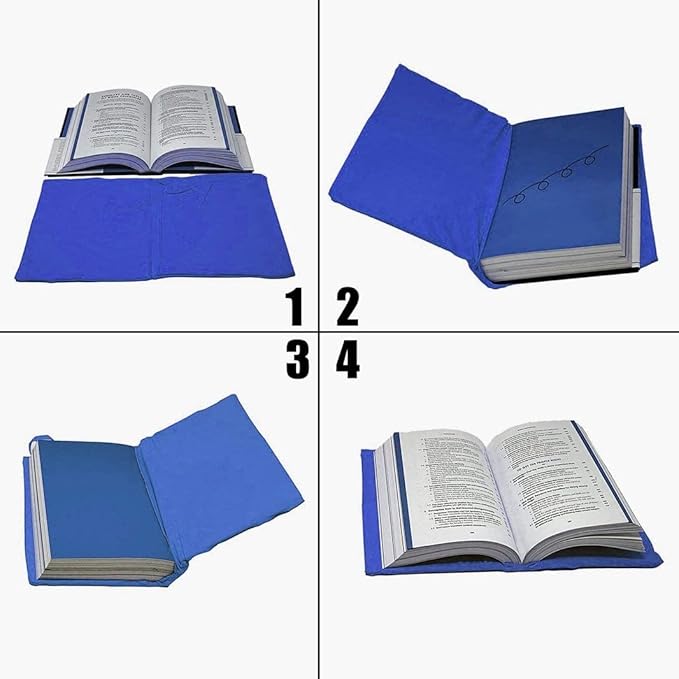 2 Pack Stretchable Book Sleeve Covers, for Paperbacks Hardcover Textbooks up to 9" x 12", Office Supplies with Free Sticker Labels (2 Pack, Red)
