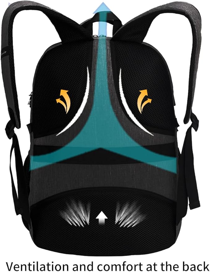 SHRRADOO Anti Theft Laptop Backpack Travel Backpacks with usb Charging Port for Women Men College High School Backpack Computer Bag Fits 16.3 Inch Laptop