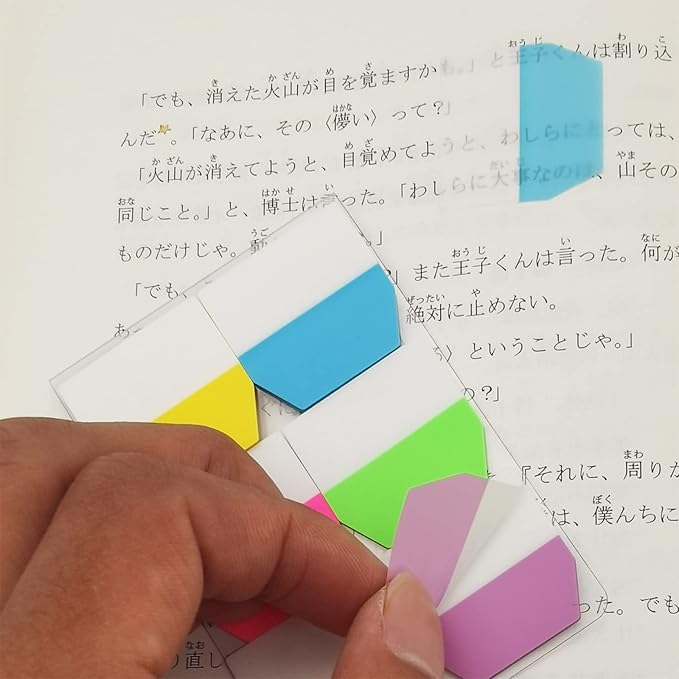 Sticky Index Tabs 1 Inch Page Markers Flags Page Notes Sticker Page Tabs Sticky Tabs for Binders Bookmarks Notebooks File (720pcs)