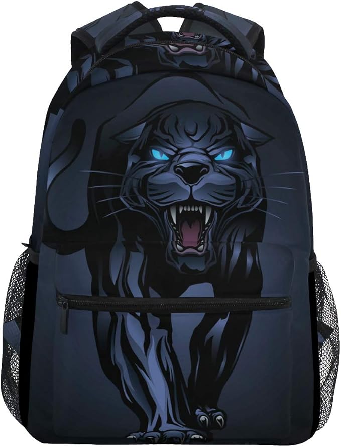senya Roaring Panther Backpack School Bag Travel Daypack Rucksack for Boys Students