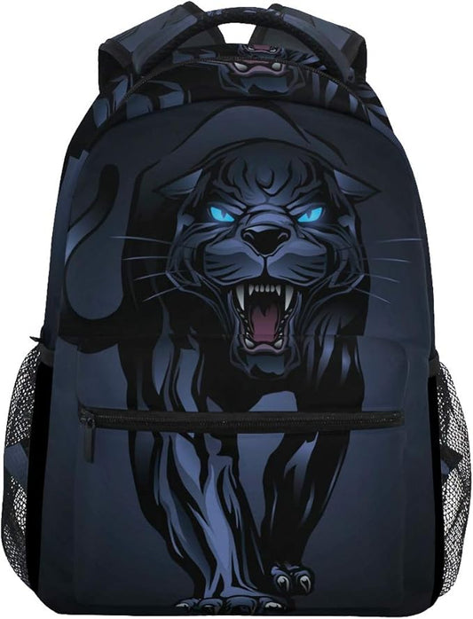 senya Roaring Panther Backpack School Bag Travel Daypack Rucksack for Boys Students