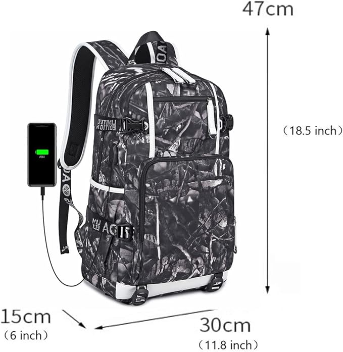 Soccer Superstar M-essi 10 Multifunctional Laptop Backpack Teenage Travel Backpack Fans Schoolbag (A2)