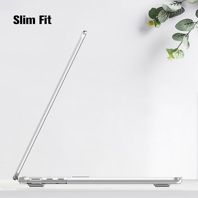 Fintie Case for MacBook Air 13.6 Inch A3113 A2681 (2022 2023 2024 Release) - Snap On Hard Shell Cover for MacBook Air 13.6" M2 M3 Chip with Liquid Retina Display and Touch ID (Leopard)