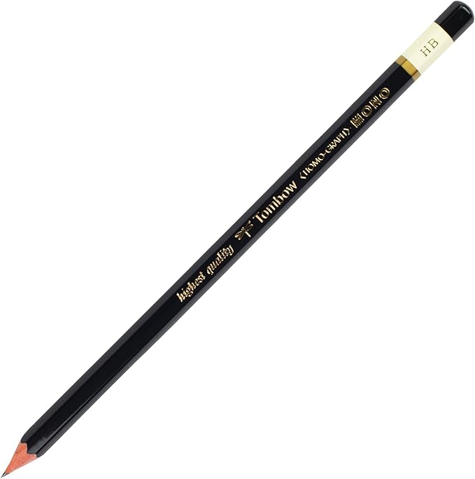 Tombow 51509 MONO Drawing Pencil, HB, Graphite 12-Pack