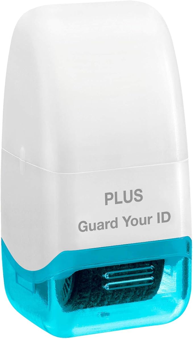 Guard Your ID Roller Identity Security Stamp Roller (White) IS-520CM