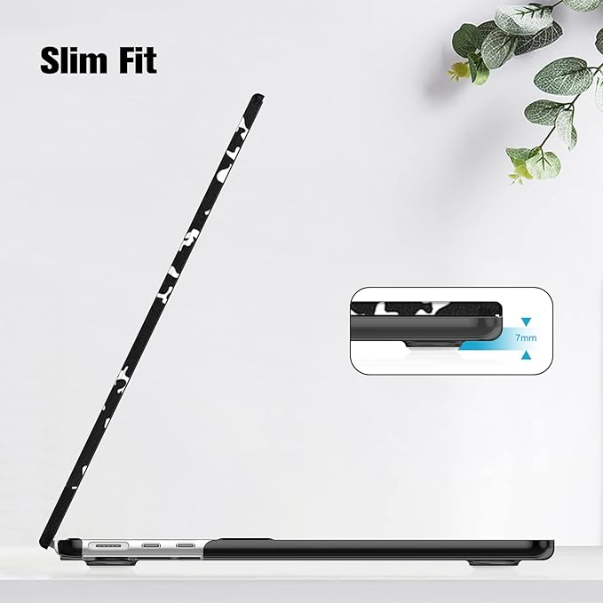 Fintie Case for MacBook Air 13.6 Inch A3113 A2681 (2022 2023 2024 Release) - Snap On Hard Shell Cover for MacBook Air 13.6" M2 M3 Chip with Liquid Retina Display and Touch ID (Composition Book)