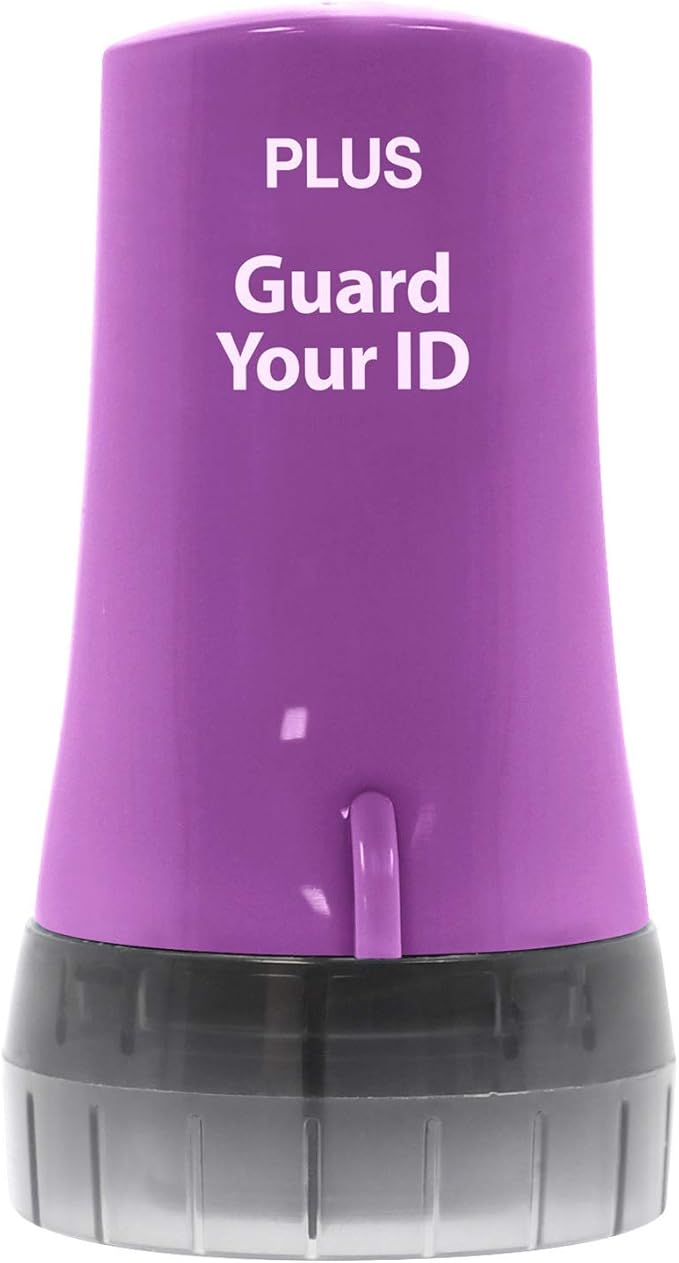 Guard Your ID Advanced Security Roller 2.0 for Identity Theft Prevention Stamping Purple