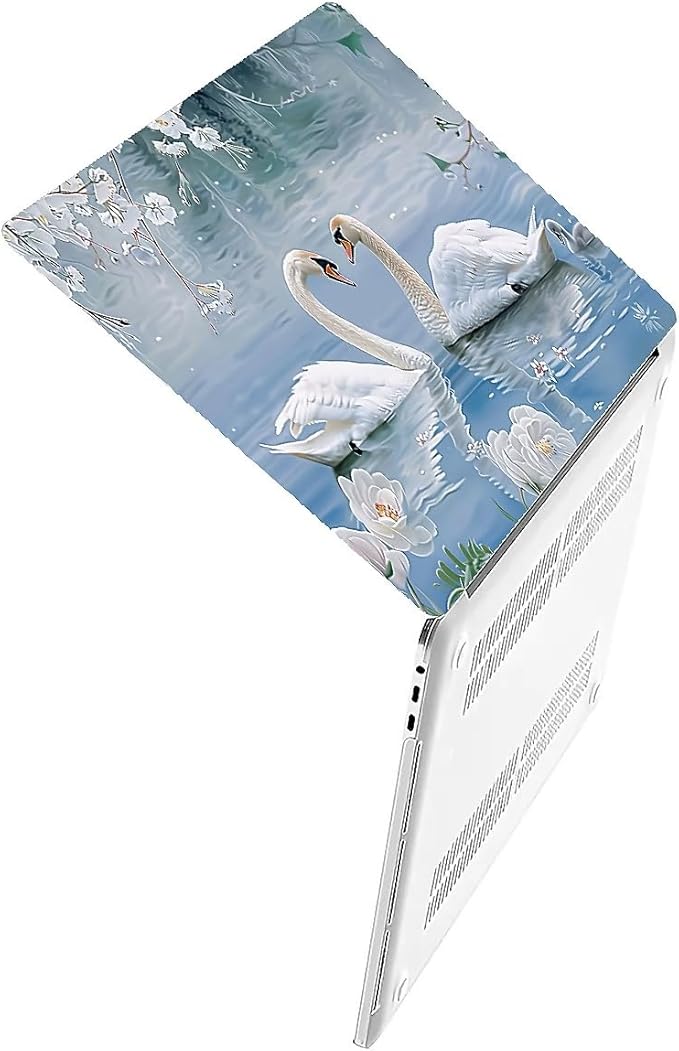Compatible with 16 Inch MacBook Pro A2141, Elegant Swan Hard Plastic Shell Cover Case