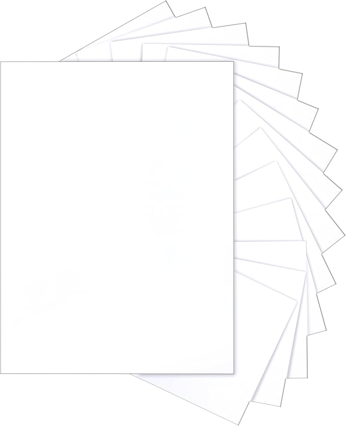 28 Sheets Bright White Cardstock 8.5 x 11 Certificate Paper, 92lb White Card Stock Printer Paper for DIY Cards, Wedding, Business Cards, Menus, Invitations