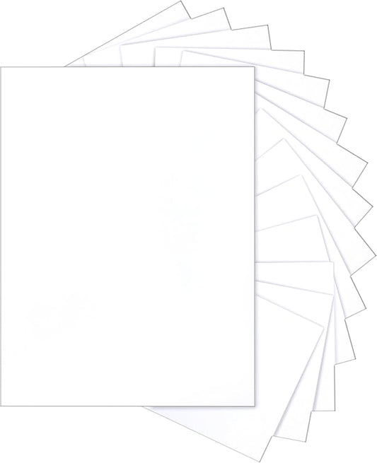 28 Sheets Bright White Cardstock 8.5 x 11 Certificate Paper, 92lb White Card Stock Printer Paper for DIY Cards, Wedding, Business Cards, Menus, Invitations