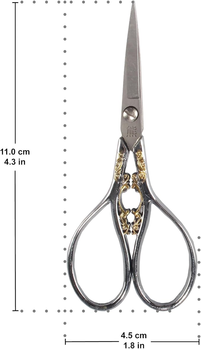 JubileeYarn Scrollwork Embroidery Craft Scissors - Assortment - 30 Scissors