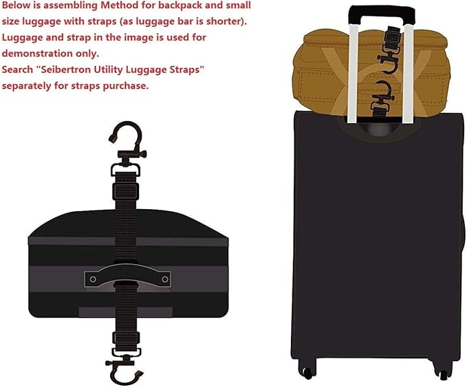 Seibertron Pro-Multifunction Shoulder Messenger Bag Fit for 14.1" Laptop Black