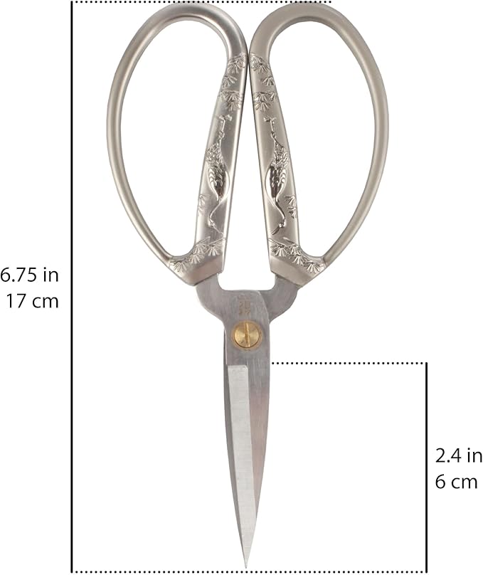 JubileeYarn Classic Chinese Small Embroidery Craft Scissors - Silver - 10 Scissors