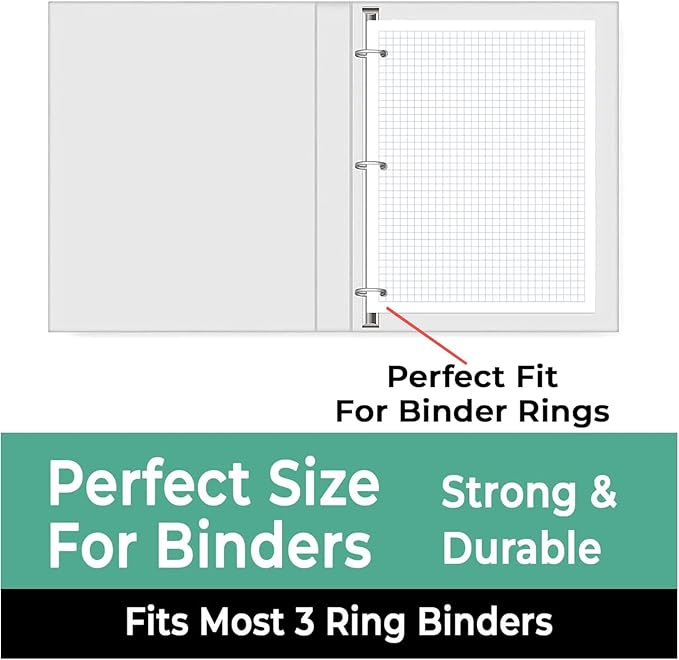Graph Paper Bulk, 576 Pack(Pallet), 86400 Sheets, 4x4, Pallet of Loose Leaf Paper, 8" x 10.5", Bulk Graphing Paper, 3 Hole Punched for Binders, Grid Paper, Quad Ruled Paper, 4-7 Days Transit