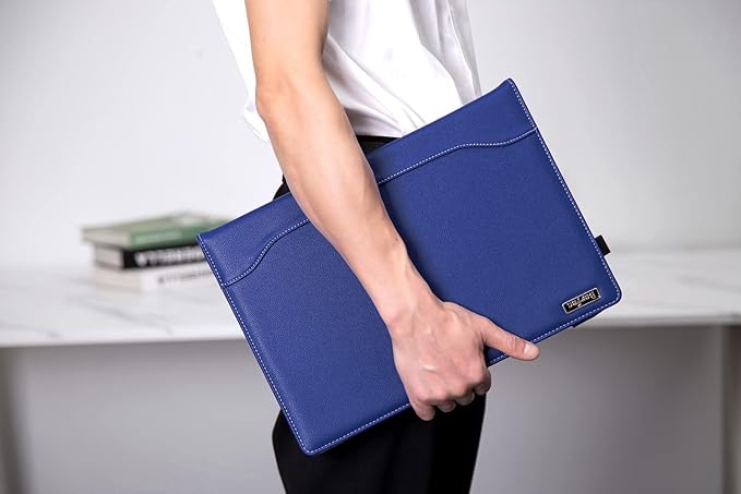Laptop Case Cover Compatible with Dell Inspiron 16 Plus 7610 7620 7630 7640 16 inch Notebook Sleeve PU Leather Stand Hard Protective Skin