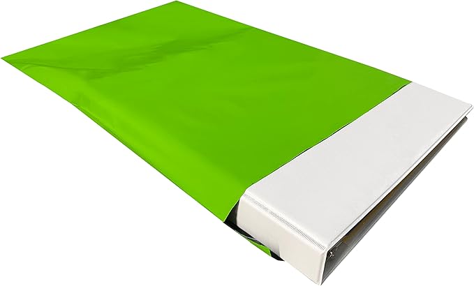 Colored Poly Mailers Pack of: Be creative with your packaging with Colored mailers (Green, 12" x 15.5" pack of 250)