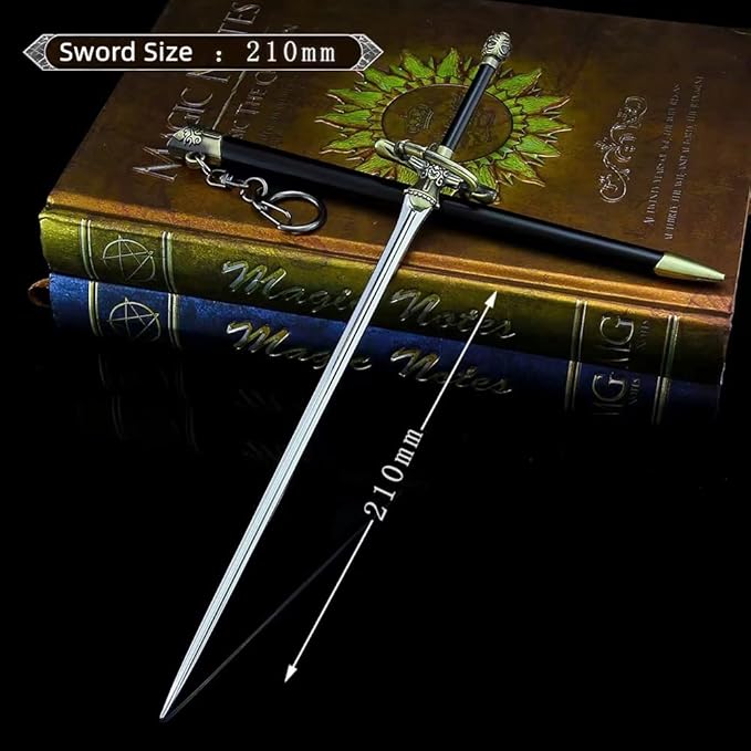 Superbuybox GOT House of the Dragon Action Figures Letter Opener Desk Decoration Backpack Pendant Keychain Gift (Needle)