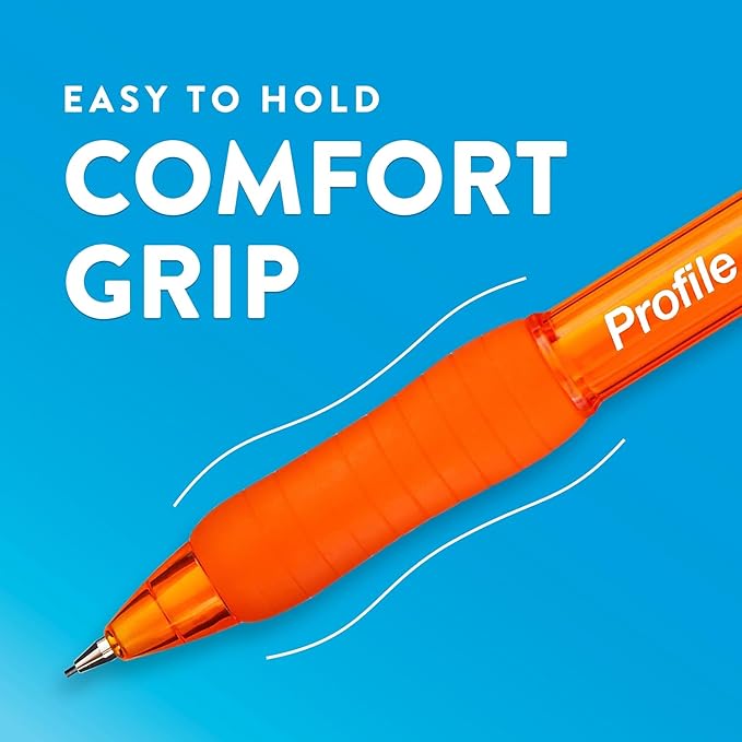 Paper Mate Profile Mech Mechanical Pencil 0.7mm, #2 Pencil Lead, Great for Office Supplies, Classroom Supplies, Drawing Pencils, Sketching Pencils, Assorted Barrel Colors, 8 Count