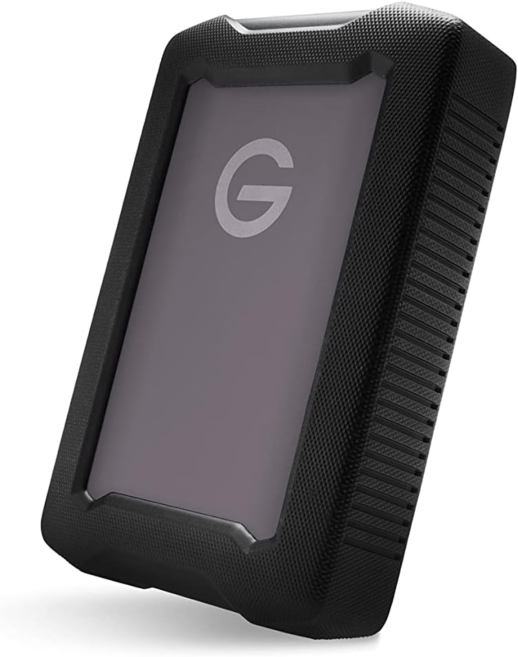 SanDisk Professional 4TB G-DRIVE ArmorATD - Rugged, Durable Portable External Hard Drive HDD, USB-C, USB 3.2 Gen 1 - SDPH81G-004T-GBAND
