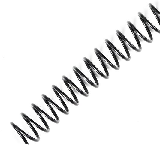 TOTiyea 100 Pack Plastic Spiral Binding Coils,16mm(5/8") Binding Spirals,140 Sheet Capacity,4:1 Pitch, Black