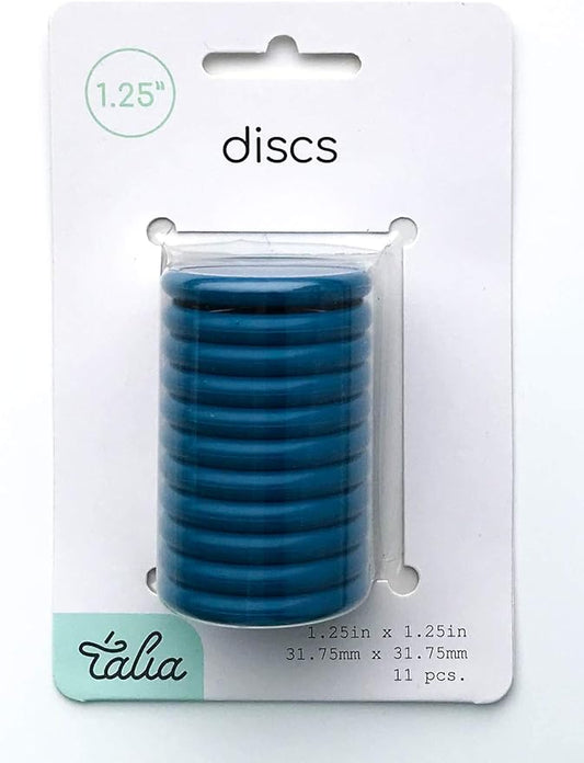 Talia Discbound Notebook - Discs (Deep Lake Blue, 1.25inch)