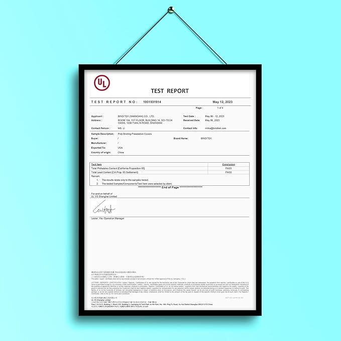 Binditek 25 Pack 12 Mil Sand-Textured Polycover - Plastic Binding Cover for Business Reports and Proposals - Lightly Textured Sand Finish - Square Corners, Un-Punched, Maroon Color, Office Supplies