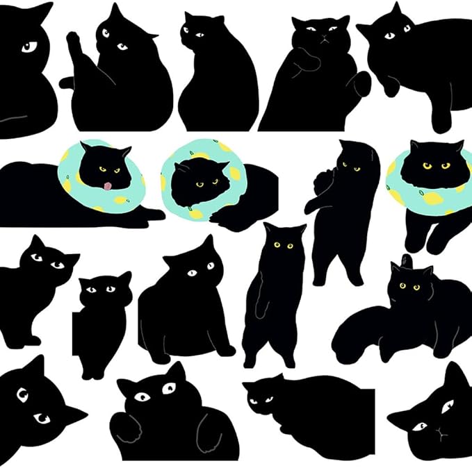 Magnetic Bookmarks - 18 Pieces Assorted Cute Book Markers Clip Set for Teachers Students Book Lovers Reading, for School Office Home Supplies, Kawaii Cat Magnet Page Markers