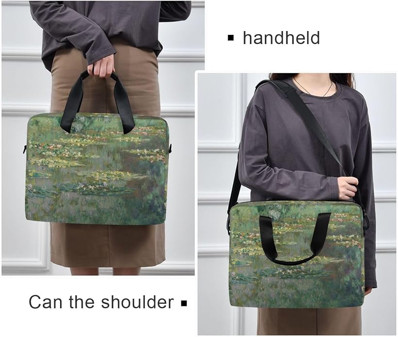 WIHVE Laptop Shoulder Bag 15 14 13inch Laptop Case Bag for Women Men