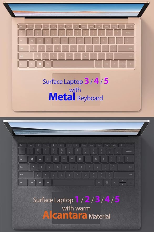 mCover Hard Case Only Compatible for 13.5" Microsoft Surface Laptop (5/4 / 3/2 / 1) with Alcantara Keyboard - Red