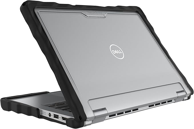Gumdrop DropTech Hard Shell Laptop Case Fits Dell Latitude 5350 | 5340 13-inch (2-in-1) Rugged Drop Tested Shockproof Reliable Device Protection for Office, Travel, Business and Professionals - Black