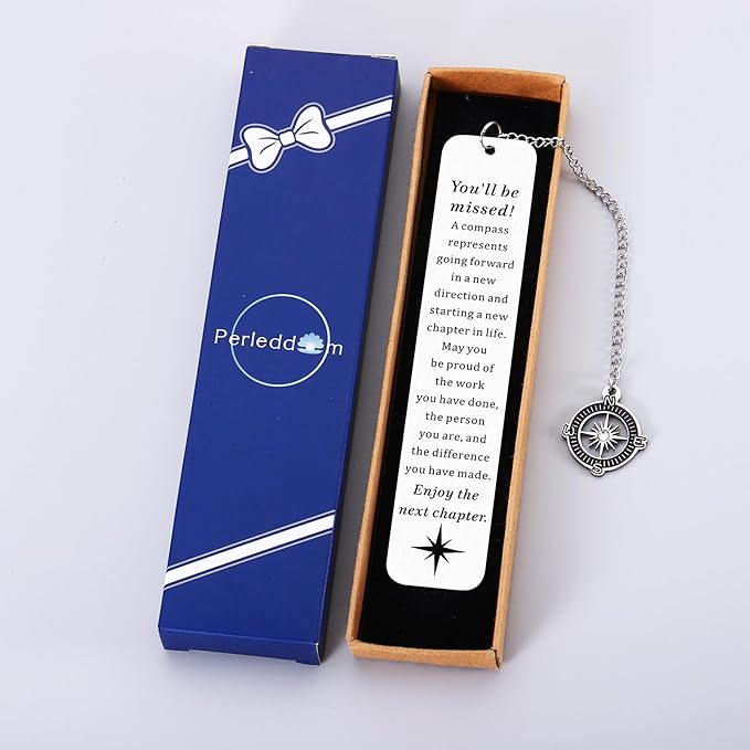 Secret Santa Gifts for Coworkers Retirement Gift for Woman Men Going Away Gifts for Coworkers Women Happy Retirement Gifts for Men Co-Worker Leaving Gifts Retirement Bookmark Gifts Promotion Gifts