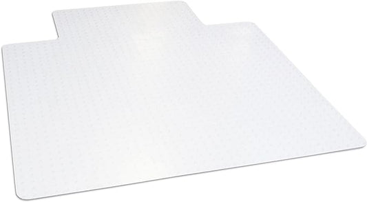 Dimex Low Pile Carpet Office Mat Chair Mat with Lip, 45" x 53" x .11"