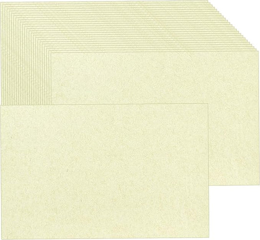 Baisunt 50 Pack 4x6 ClassicRustic Cardstock Paper Blank Thick Heavyweight 80lb Card Stock for Making Greeting Cards, Invitations cards, Photos, Postcards