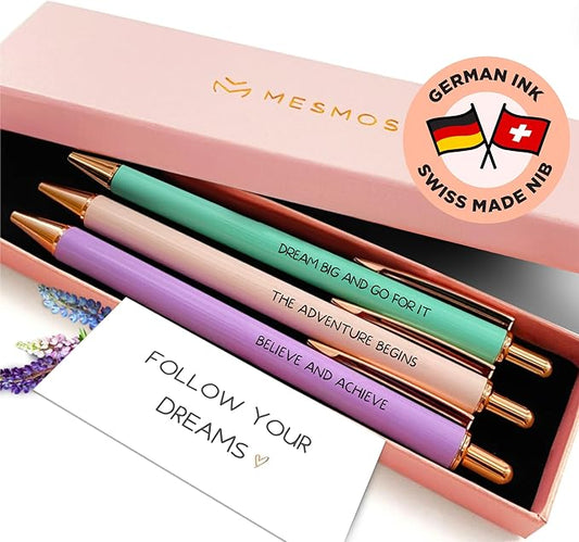 MESMOS 3pk Fancy Pen Set, College Graduation Gift for Her 2023, Cool High School Graduation Gifts for Girls, Masters Degree Graduation Gifts for Women, Graduation Favors, Graduate Gifts, Grad Gifts