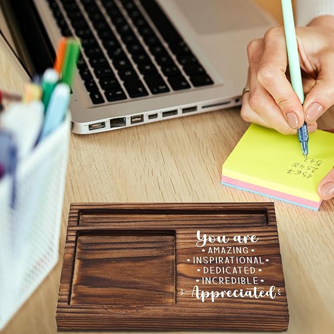 Team Appreciation Gifts for Employees, You Are Incredibly Appreciated Gifts Desk Self-Stick Note Pad Holders, Thank You Gift for Staff Friends Team Healthcare Worker Coworker Sticky Notes Holder TZP10