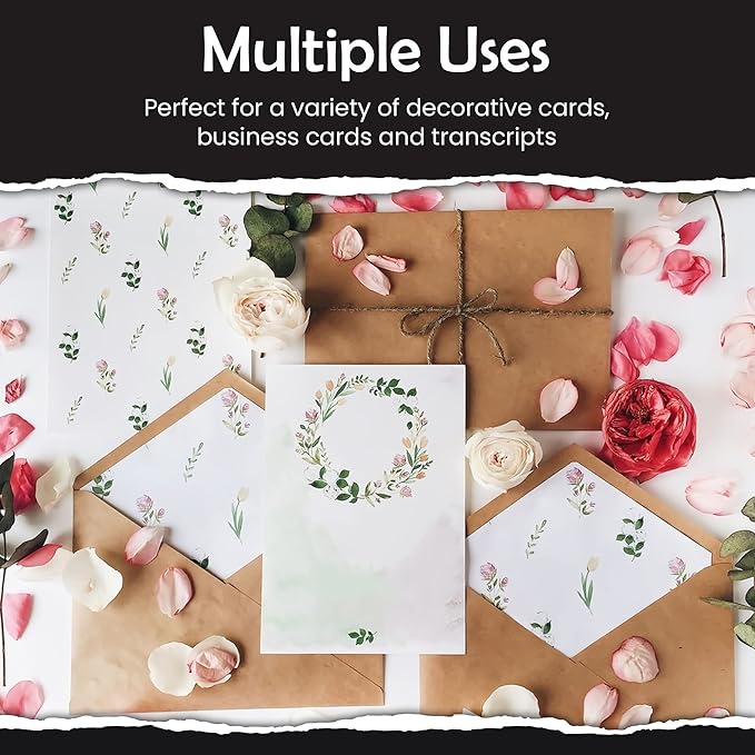 SANZIX 120 Sheets of White Cardstock 12 x 12 Inches, 220 GSM 80 Lbs - Perfect for Crafting, Scrapbooking, DIY Projects, Card Making, Invitations | Thick White 12x12 Cardstock for Professional Results