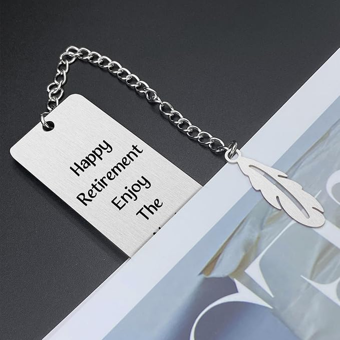 Retirement Gifts for Women Men 2024 Retirement Gifts for Mom Grandmom Boss Colleagues Friends Teacher Retirement Gifts for Happy Retirement Enjoy The Next Chapter Bookmark Christams Gifts