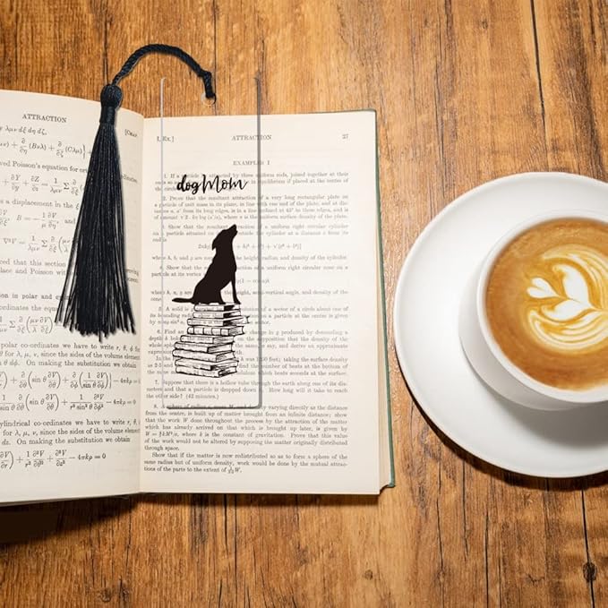 Dog Mom Bookmark Inspirational Bookmark Gifts for Dog Mom Dog Owner Women Bookworm Lovers Dog Mom Gifts Birthday Gifts Friendship Gifts Sister Gifts
