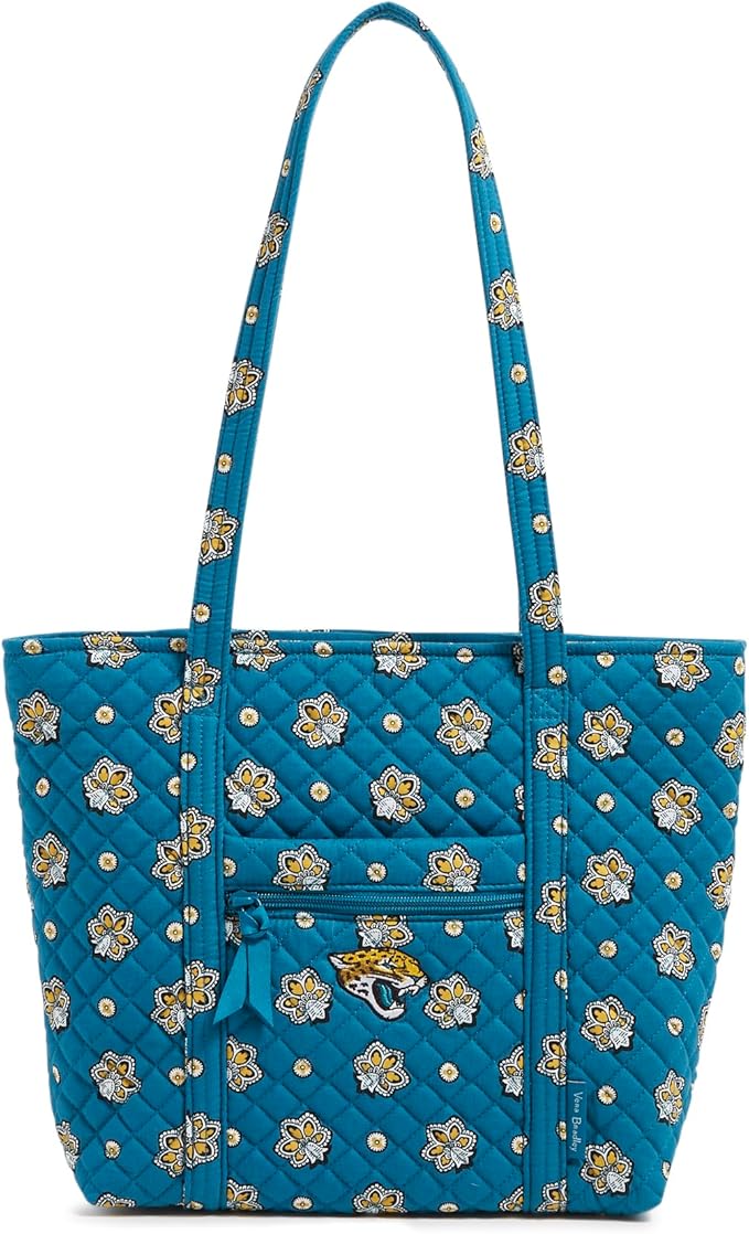 Vera Bradley Women's Cotton NFL Small Vera Tote Bag (Multiple Teams Available)